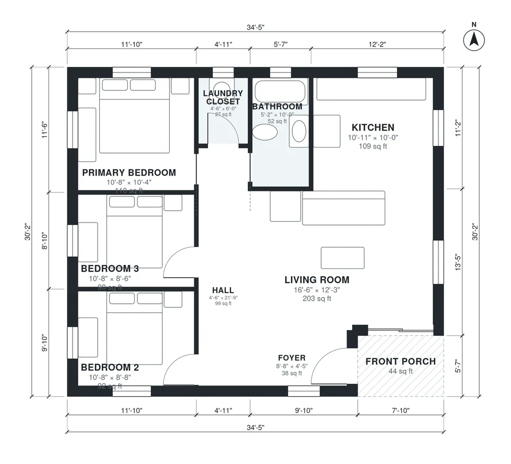 Plan d'une maison